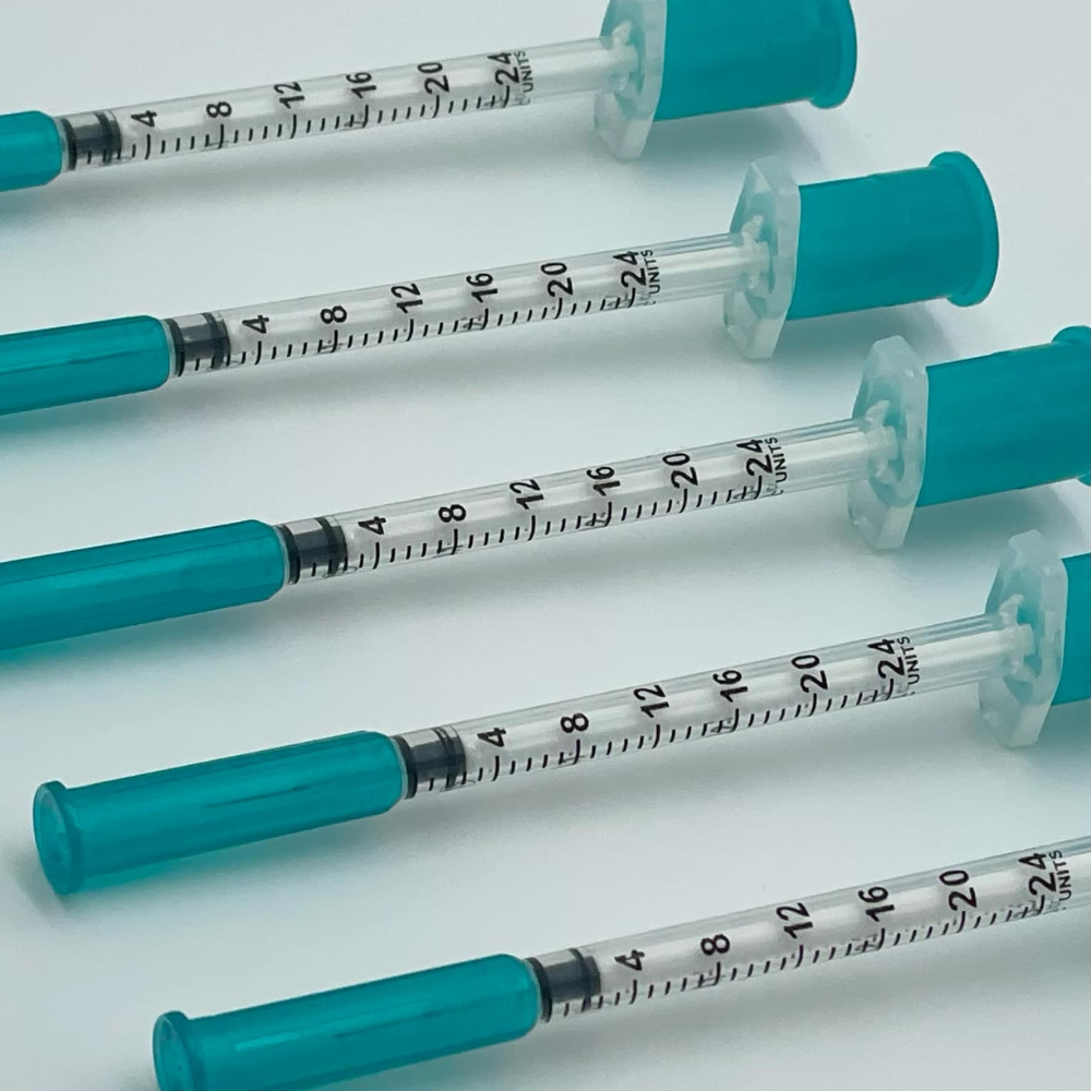 Dx Syringe – Compatible with Daxxify – Box of 100, 0.3ml, 31G x 8mm fixed needle