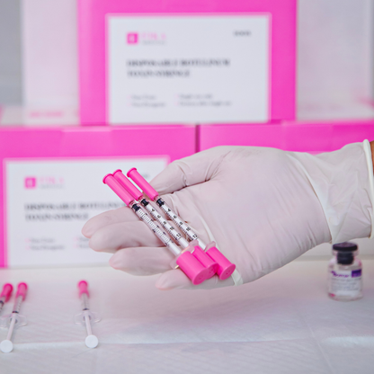 Fika Tox Syringe – Compatible with Botox, Letybo, Nuceiva, Xeomin – Box of 100, 0.3ml, 31G x 8mm fixed needle